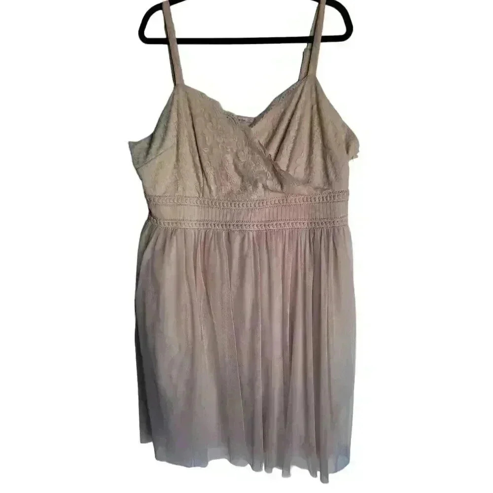 American Rag Cream Lace Tooled Dress Size 3XL NWT party dress - Picture 1 of 9